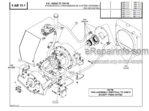 Photo 9 - Manitou M30-2 H L To M60-4 H L Parts Manual Forklift 802832