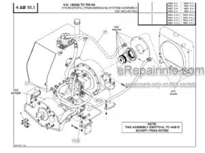 Photo 3 - Manitou M30-2 H L To M60-4 H L Parts Manual Forklift 802832