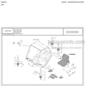 Photo 11 - Manitou MC-X18-2-4 D K ST3A S1 Genuine Parts Catalog Telehandler 647838