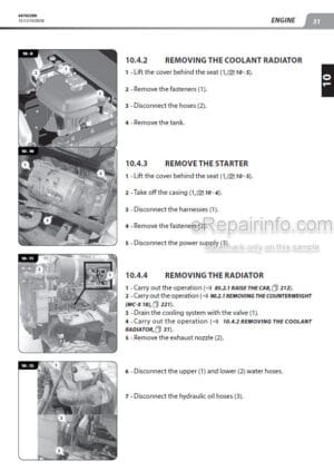 Photo 5 - Perkins Repair Manual Engine For Manitou MXT1740 Telehandler 53112661
