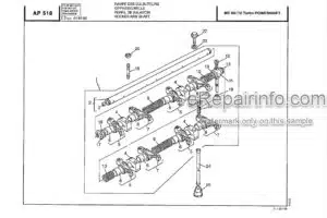 Photo 9 - Manitou MC40 To MC70 Turbo Powershift Parts Catalogue Forklift 547309C