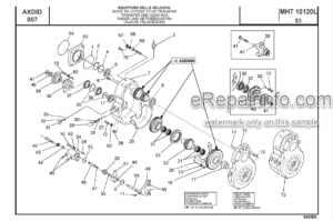Photo 7 - Manitou MHT10120L E3 Evolution Parts Catalogue Telehandler 648588