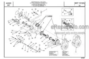 Photo 6 - Manitou MHT10120 M Series E3 Parts Manual Telehandler 648430