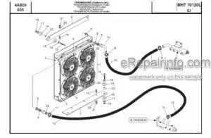 Photo 2 - Manitou MHT10120 M Series E3 Parts Manual Telehandler 648430