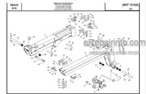 Photo 7 - Manitou MHT10180L E3 Parts Catalogue Telehandler 648653