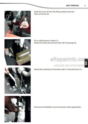 Photo 5 - Manitou TH63 Repair Manual Tyre Handler 647162EN