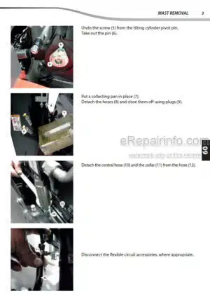 Photo 1 - Manitou MI15D S1 E3 To MI35G S2 Repair Manual Forklift 647364EN