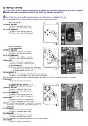 Photo 5 - Manitou MLA628-120 LSU Powershift Series 3 E2 Operators Manual Telehandler 547866AS