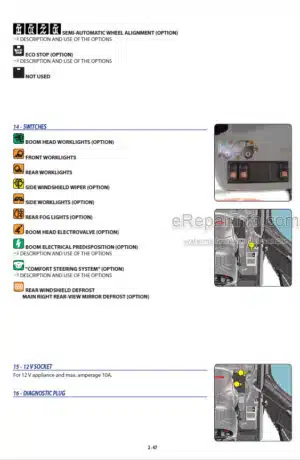 Photo 6 - Manitou MRT1432 400 M Series E2 Operators Service Manual Telehandler 648226AS