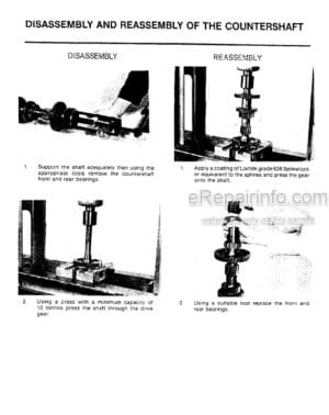 Photo 3 - Manitou MLT626 Repair Manual Telehandler 47917