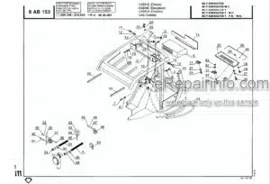 Photo 6 - Manitou MLT627T MU Series B E2 Compact Parts Manual Telehandler 547884P