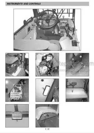 Photo 3 - Manitou MLT630T MLT634-120LSU Series B E2 Operators Manual Telehandler 547845AS