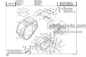 Photo 8 - Manitou MLT630T MLT634-120LSU Series B E2 Parts Manual Telehandler 547845P