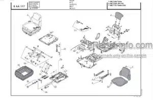 Photo 4 - Manitou MLT630T To MT732 Series B E2 Parts Manual Telehandler 547845P