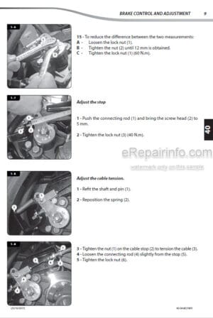 Photo 6 - Perkins Repair Manual Engine For Manitou MXT1740 Telehandler 53112661