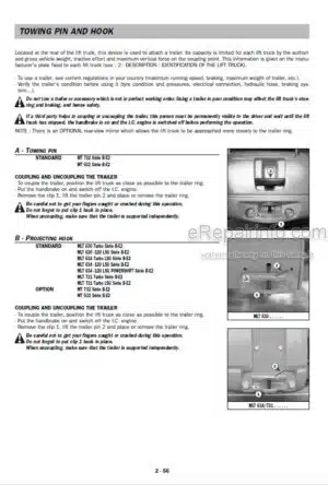 Photo 6 - Manitou MLT735-120LSU S6 E3 Operators Manual Telehandler 51900002