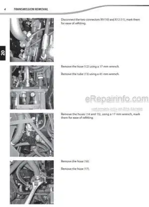 Photo 6 - Manitou MLT 741-120 MLT940-120H Series 3 E3 Repair Manual Telehandler M208EN