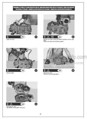 Photo 12 - Manitou MLT742H Turbo LSU Serie 2 3 E2 MT1033HL Turbo Serie 2 3 E2 Repair Manual Telehandler M125EN