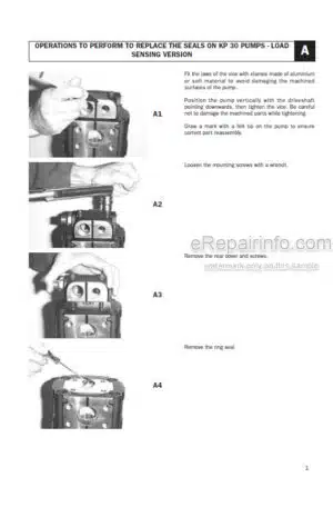 Photo 3 - Manitou MLT845 Series 3-E2 Service Manual Telehandler