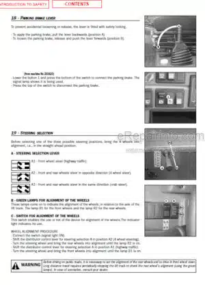 Photo 6 - Manitou MLT845-120LSU S4 E3 Operators Manual Telehandler 51900003