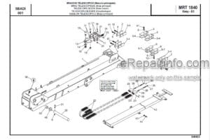 Photo 3 - Manitou MRT1840 360 E3 Easy Parts Catalogue Telehandler 648633