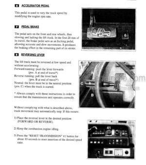 Photo 6 - Manitou MRT1850 Comfort Line Operators Service Manual Telehandler 547741D