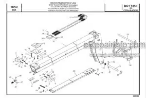Photo 5 - Manitou MRT1850 Parts Manual Telehandler 547559