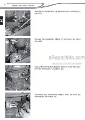 Photo 4 - Manitou MRT1850 MRT2150 MRT2540 Euro 3 Repair Manual Telehandler M146EN