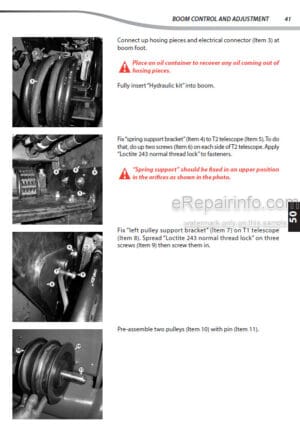 Photo 5 - Manitou MRT2145 Easy 360 400 ST3B S1 Repair Manual Telehandler 647810