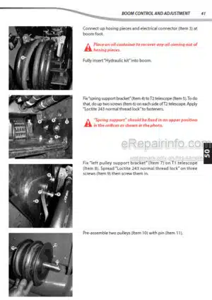 Photo 4 - Manitou MRT2145 Easy 360 400 ST3B S1 Repair Manual Telehandler 647810