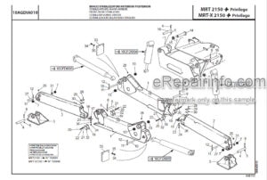 Photo 6 - Manitou MRT2150 M Series E2 Parts Manual Telehandler 648233