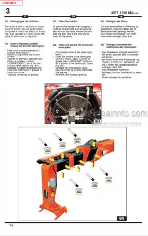 Photo 5 - Manitou MT523 MLT523 Turbo Mono Ultra Series A Operators Manual Telehandler 547790AS