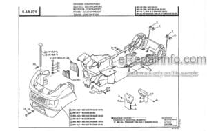 Photo 5 - Manitou MSI20D To MH25-4 Turbo Buggie Series 2 E2 Parts Catalog Forklift CD547876