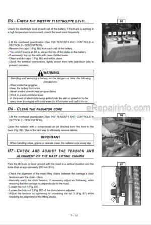 Photo 8 - Manitou MSI20D To MSI30D Buggie Operators Manual Forklift 547041AS SN1