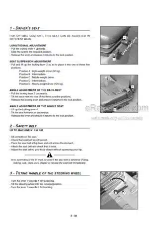 Photo 2 - Manitou MSI20D To MSI30D Buggie Operators Manual Forklift 547827EN SN3