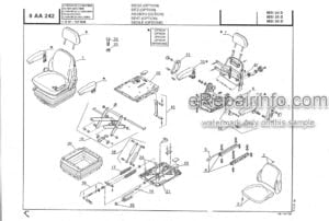 Photo 4 - Manitou MSI20D To MSI30D Buggie Parts Catalogue Forklift 547041