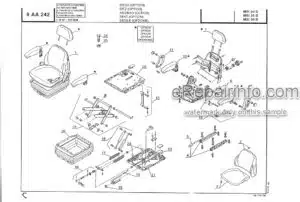 Photo 6 - Manitou MSI20D To MH25-4 Turbo Buggie Series 2 E2 Parts Catalog Forklift CD547876
