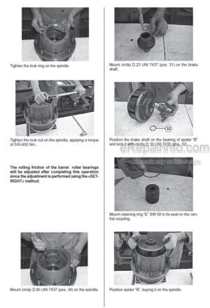 Photo 5 - Manitou MSI20D To MSI35 Turbo Bugie Serie 1 E2 Serie 2 E2 Repair Manual Forklift