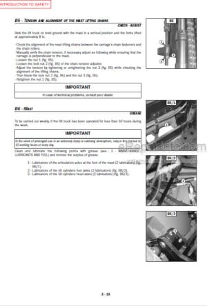 Photo 5 - Manitou MSI50D Operators Service Manual Forklift 47974AS
