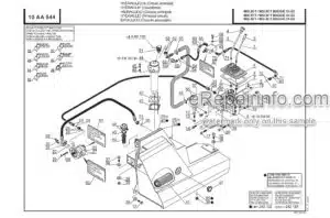 Photo 2 - Manitou MSI30D Turbo Series 1 E2 Parts Manual Forklift 547924