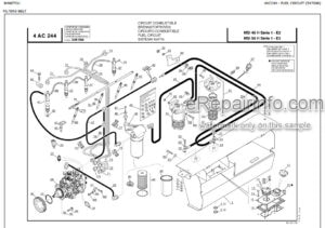 Photo 2 - Manitou MSI40H MSI50H Series 1 E2 Genuine Parts Catalogue Forklift 547886