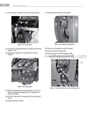 Photo 10 - Manitou MT-X1440-100P ST3A S2 To MT-X1840A-100P ST3A S2 Repair Manual Telehandler 647793EN