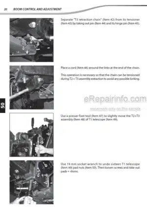 Photo 6 - Manitou MVT628T Comfort Line Repair Manual Telehandler 648019EN