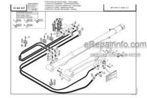 Photo 10 - Manitou MT1033HL Turbo Series 2 E2 Parts Manual Telehandler 547853P