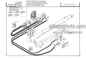 Photo 6 - Manitou MT1033HL Turbo Series 1 Parts Manual Telehandler 547793P