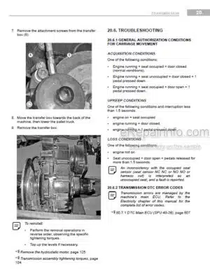 Photo 6 - Manitou MT1440E3 To MT-X1840A Repair Manual Telehandler 647231EN