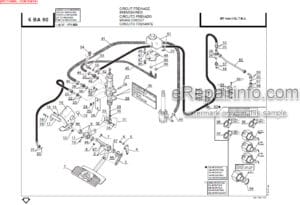 Photo 3 - Manitou MT1645H Turbo Parts Manual Telehandler 547784
