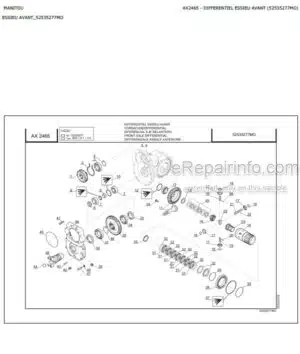 Photo 6 - Manitou MSI30 MH24-4T Parts Manual Mast 547951