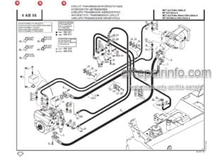 Photo 7 - Manitou MT523 MLT523 Turbo Series A Parts Manual Telehandler 547790P