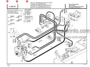 Photo 2 - Manitou MT523 MLT523 Turbo Series A Parts Manual Telehandler 547790P